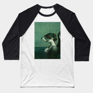 Siren Fish Lady Baseball T-Shirt